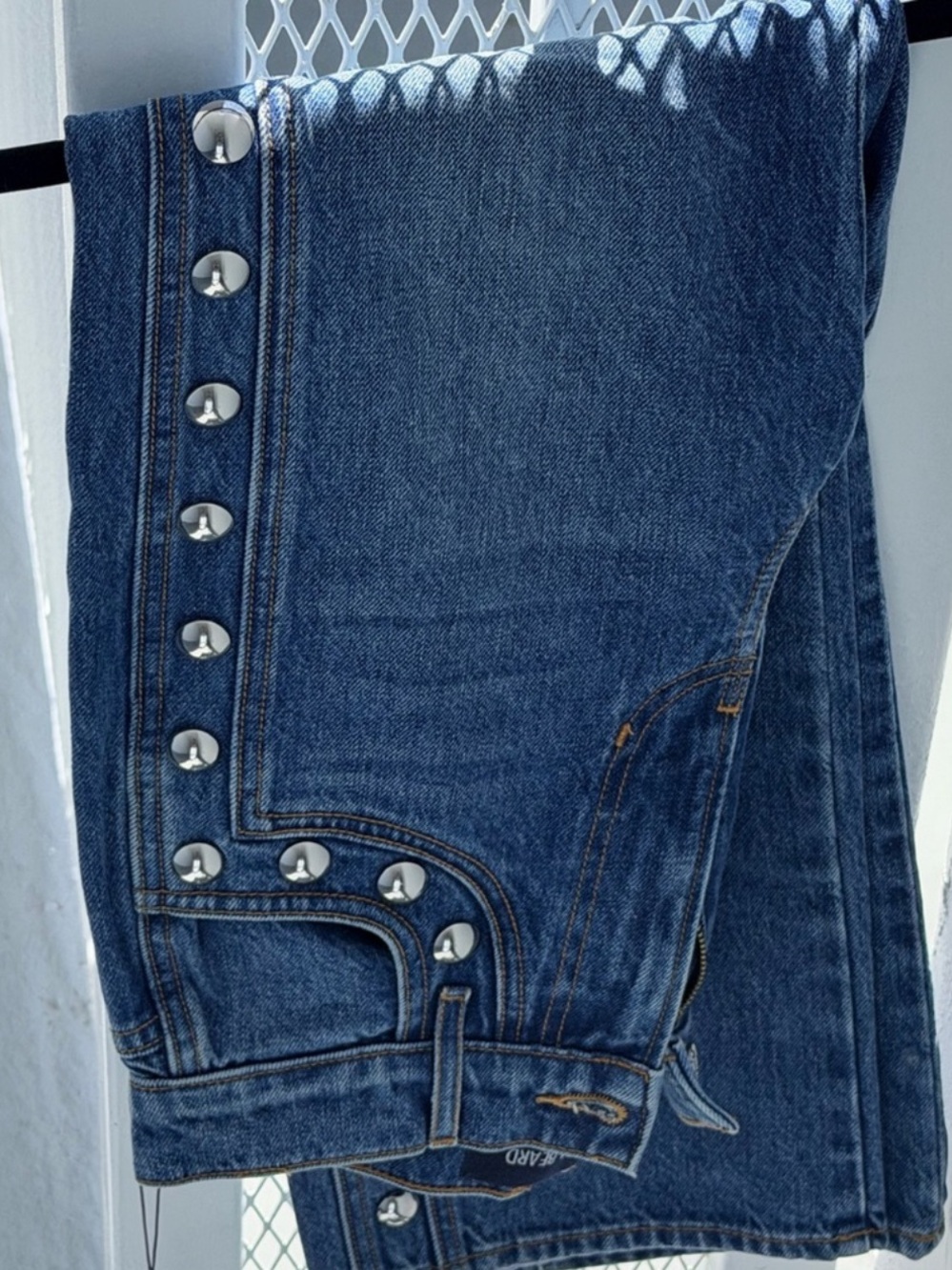 VERONICA BEARD Dylan Studded High Rise Ankle Jeans | Size 25 | NWT - Picture 8 of 10
